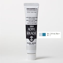アクリルガッシュ パールシリーズ 20ml パールブルー 93-B