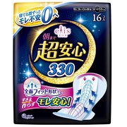 朝まで超安心 330 特に多い日の夜用 羽つき 33cm 16個 [生理用ナプキン]