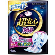朝まで超安心 360 特に多い日の夜用 羽つき 36cm 14個 [生理用ナプキン]