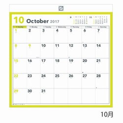 ヨドバシ Com 17年版 壁掛けカレンダー ウォールステッカースケジュール 30角 通販 全品無料配達