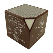 キャラクターグッズ スヌーピー Bluetooth speaker ブラウン
