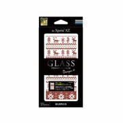 LP-XPXZFGD12 [Xperia XZ GLASS PREMIUM FILM Design+ Christmas ニット]