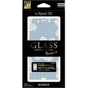 LP-XPXZFGD16 [Xperia XZ GLASS PREMIUM FILM Design+ Flower レース]
