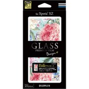 LP-XPXZFGD17 [Xperia XZ GLASS PREMIUM FILM Design+ Flower エレガント]