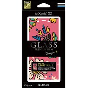 LP-XPXZFGD19 [Xperia XZ GLASS PREMIUM FILM Design+ Flower ポップ]