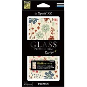 LP-XPXZFGD20 [Xperia XZ GLASS PREMIUM FILM Design+ Flower ナチュラル]