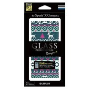LP-XPXCFGD08 [Xperia X Compact GLASS PREMIUM FILM 全画面保護 Design＋Winter ニット]