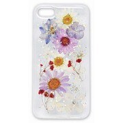 ドライフラワーケース iPhone 7 寒白菊 Pearl