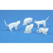 ネコ（5点） [1/35 ミリタリーアクセサリー]