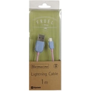 FRUEL フルーエル Lightningライトニングケーブル 1m ペールブルー/ベビーピンク