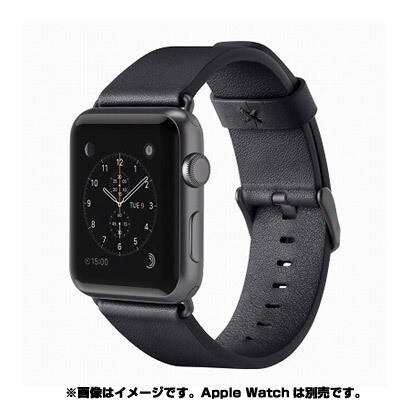 F8W732btC00 [Classic Leather Band for Apple Watch 42mm ブラック]