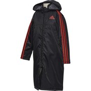 BVA39-AZ6648-J140 [トレーニングウェア Boys エッセンシャルズ ロングボアコート(中綿) ジュニアサイズ 140cm]