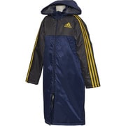 BVA39-AZ6649-J130 [トレーニングウェア Boys エッセンシャルズ ロングボアコート(中綿) ジュニアサイズ 130cm]