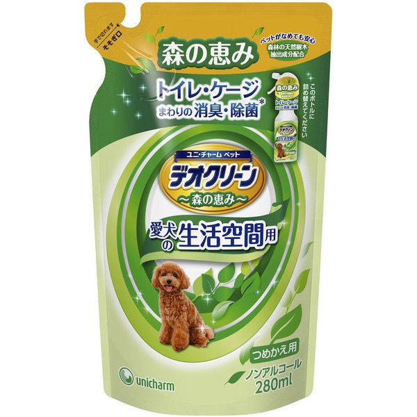 デオクリーン 消臭スプレー 犬用 つめかえ用 280ml