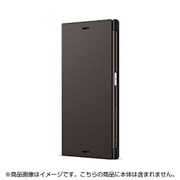 SCSF10JP/B [Xperia XZ 手帳型ケース スタンド機能付き ミネラルブラック]