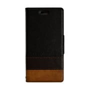 2821XPXC [Xperia X Compact(SO-02J) トリコロール 薄型手帳ケース BK]