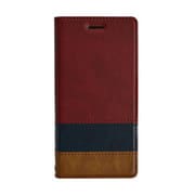 2823XPXC [Xperia X Compact(SO-02J) トリコロール 薄型手帳ケース RD]