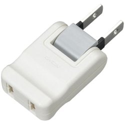 スイングプラグアダプター ホワイト Y02100WH