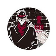 名探偵コナン ポリカバッジ Vol.3 ジン [直径約50×D4mm]