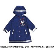 キャラクターグッズ ハローキティ レインコート ネイビー 100cm