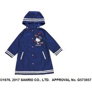 キャラクターグッズ ハローキティ レインコート ネイビー 110cm