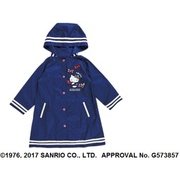 キャラクターグッズ ハローキティ レインコート ネイビー 120cm
