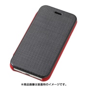 DCS-IP7RAFCLRD [iPhone 8/7/6s/6 RONDA Carbon &Spanish Leather Case カーボンフリップタイプ レッド]