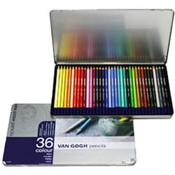 ヴァンゴッホ 色鉛筆 36色セット 丸軸 927658