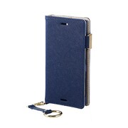 PM-SOXCPLFJMNV [Xperia X Compact（SO-02J）用ソフトレザーカバー/女子向/磁石付/ネイビー]