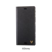 PM-SOXZPLFDNYC4 [Xperia XZ ソフトレザーカバー カジュアル ディズニー スマイル・ブラック]