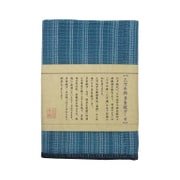 多重織ガーゼ ミニタオル 青緑
