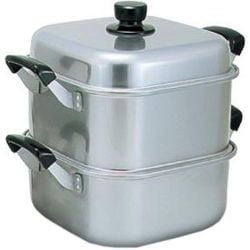 アルマイト角型蒸器 26cm 一重 AMS71261