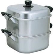 アルマイト角型蒸器 26cm 一重 AMS71261