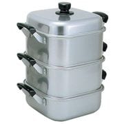 アルマイト角型蒸器 26cm 二重 AMS71262