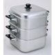 アルマイト角型蒸器 30cm 二重 AMS71302