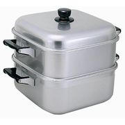 アルマイト角型蒸器 33cm 一重 AMS71331