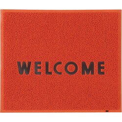 文字入マット WELCOME 赤 KMT1313A