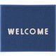 文字入マット WELCOME 青 KMT1314A