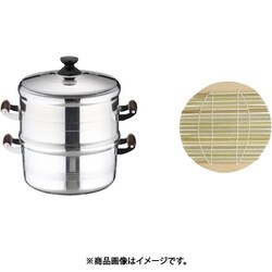 アルミ長生セイロ〈デラックス〉 26cm 一重 ASI08261