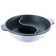 電磁 味めぐり2槽式(ノンステック加工) 24cm QYS2701