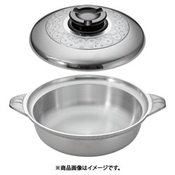 アルミ デラックス 浅型チリ鍋 30cm QTL09030