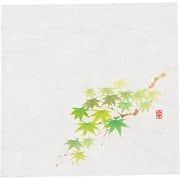 ニュー四季懐紙 4寸(100枚入) NS-19 緑もみじ QKIF801