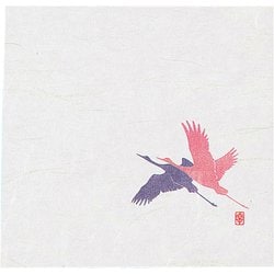 ニュー四季懐紙 4寸(100枚入) NS-28 鶴(祝) QKIG701