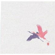 QKIG701 [ニュー四季懐紙 4寸(100枚入) NS-28 鶴(祝)]