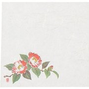 ニュー四季懐紙 4寸(100枚入) NS-67 椿 QKIG801
