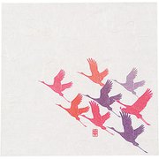 ニュー四季懐紙 5寸(100枚入) NS-2 鶴(祝) QKIH401