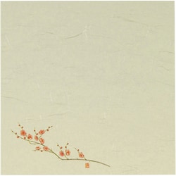 5寸懐紙 四季の花(100枚入) S5-3 梅 QKIB9