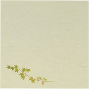 5寸懐紙 四季の花(100枚入) S5-8 緑もみじ QKIC4