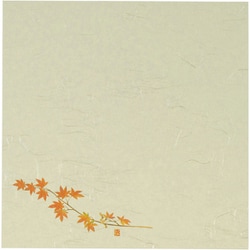 5寸懐紙 四季の花(100枚入) S5-11 赤もみじ QKIC7