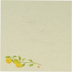 5寸懐紙 四季の花(100枚入) S5-14 ゆず QKID0